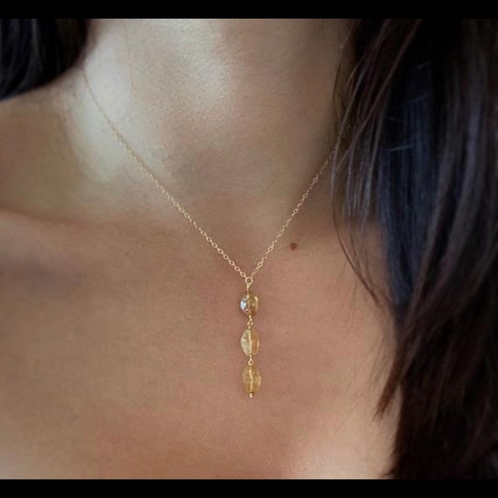 Citrine necklace